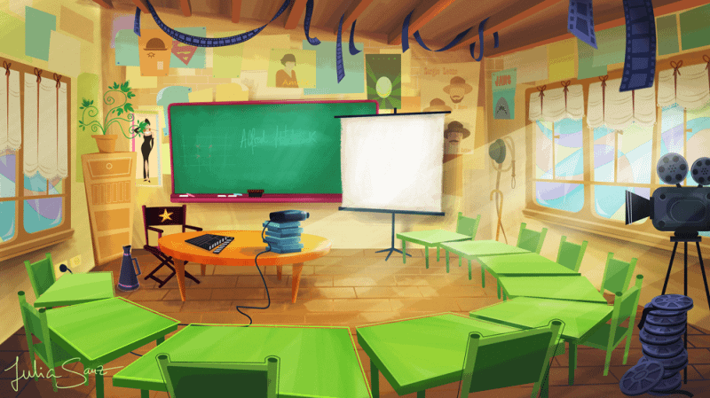 Background design + Briefing | Julia Sanz Illustration