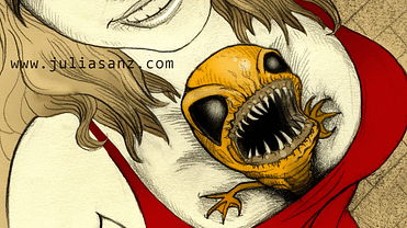 Alien S Profile Julia Sanz Illustration